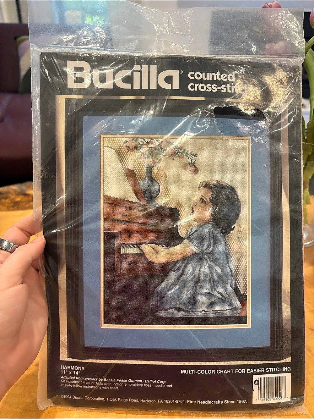 Bucilla Harmony Counted Cross Stitch Kit 11 x 14 NWT